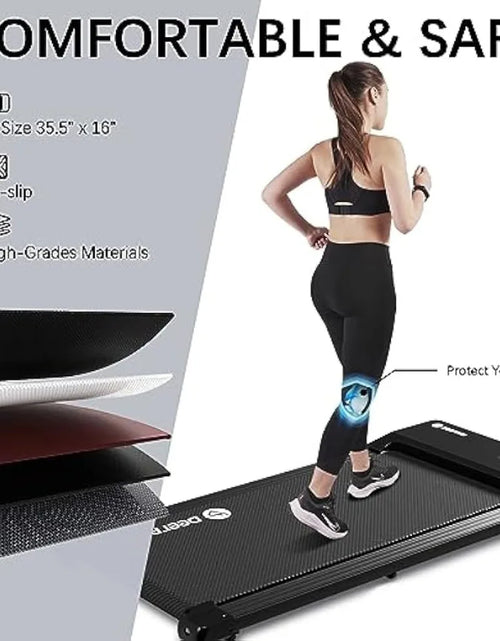 Load image into Gallery viewer, Walking Pad 2 in 1 under Desk Treadmill, 2.5HP Low Noise Walking Pad Running Jogging Machine with Remote Control Home Office
