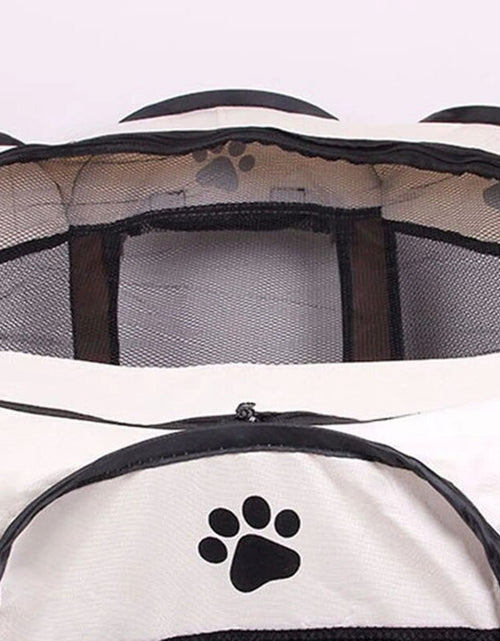 Load image into Gallery viewer, Portable Foldable Pet Tent Kennel Octagonal Fence Puppy Shelter Easy to Use Outdoor Easy Operation Large Dog Cages Cat Fences
