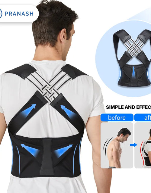 Load image into Gallery viewer, Dropshipping Stock Adjustable Back Posture Corrector Belt Women Men Prevent Slouching Relieve Pain Posture Corrector
