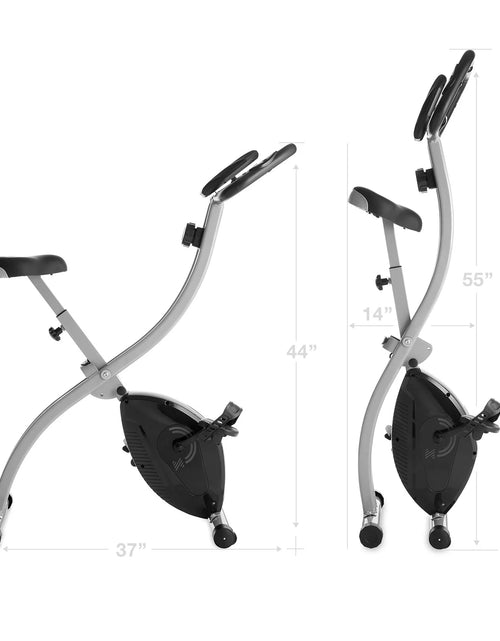 Load image into Gallery viewer, Indoor Cycling Bike - Folding, Upright Stationary Exercise Cycle with Magnetic Resistance
