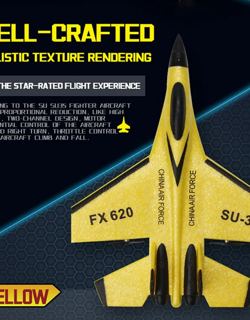 Load image into Gallery viewer, RC Foam Aircraft SU-35 Plane 2.4G Radio Control Glider Remote Control Fighter Plane Glider Airplane Foam Boys Toys for Children
