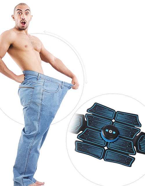 Load image into Gallery viewer, Abs Stimulator, Ab Stimulator Workout Belt, Muscle Toner Abdominal Toning Belt Workout Portable Fitness Workout Equipment Home Office for Men Women
