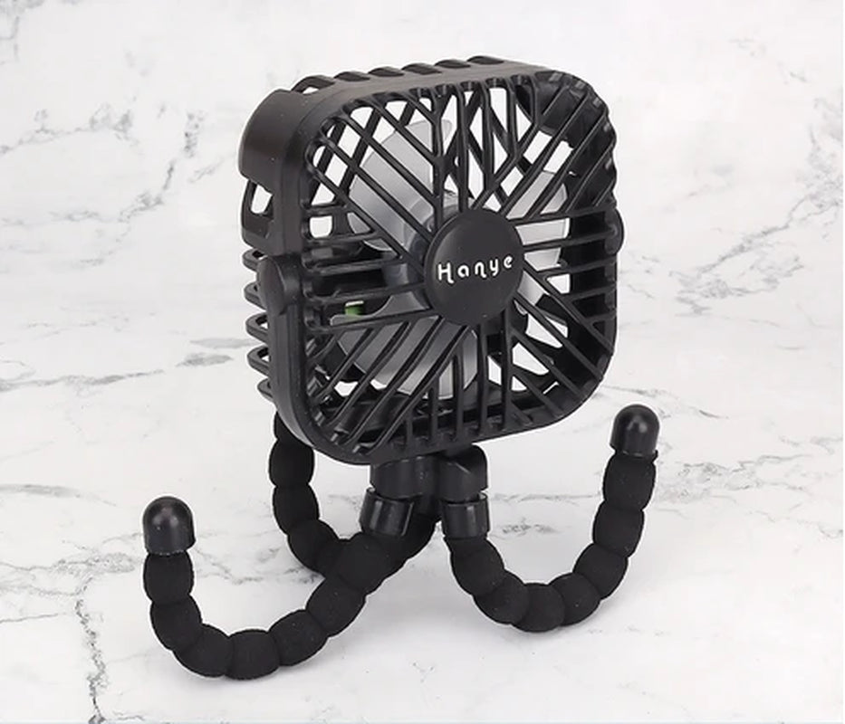 Fan for Cart Stroller Fan Portable Outdoor Fan Clip on for Baby 600Mah USB Rechargeable Handheld Electric Fan for Home 3 Speeds