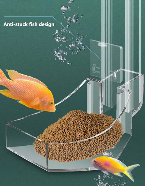 Load image into Gallery viewer, Aquarium Acrylic Feeding Tube Anti-Stuck Fish Design Transparent Fish Feeder Suitable for a Variety of Fish Tanks
