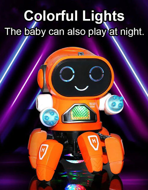 Load image into Gallery viewer, Kids Dance Robots Music LED 6 Claws Octopus Robot Birthday Gift Toys for Children Early Education Baby Toy Boys Girls
