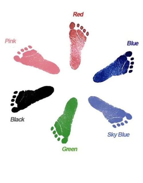 Load image into Gallery viewer, DIY Newborn Baby Footprints and Handprint Ink Pads Kits Photo Frame Toddlers Souvenir Accessories Safe Baby Shower Infants Gift
