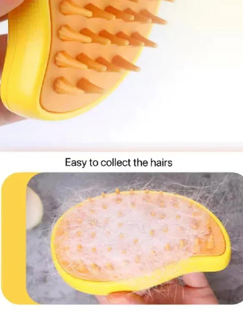 Load image into Gallery viewer, Cat Steam Brush Pet Triple Beauty Comb Dog Grooming Hair Removal Comb Electric Spray Dogs Steamy Supplies Products Home Garden
