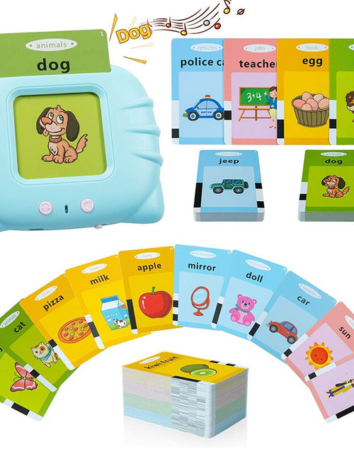 Load image into Gallery viewer, Educational Learning Talking Sight Words Flash Cards Kindergarten Kids English Language Electronic Book Toddlers Reading Gadget
