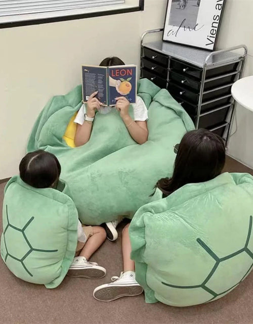 Load image into Gallery viewer, Extra Large Wearable Turtle Shell Pillows Weighted Stuffed Animal Costume Plush Toy Funny Dress Up, Gift for Kids Adults
