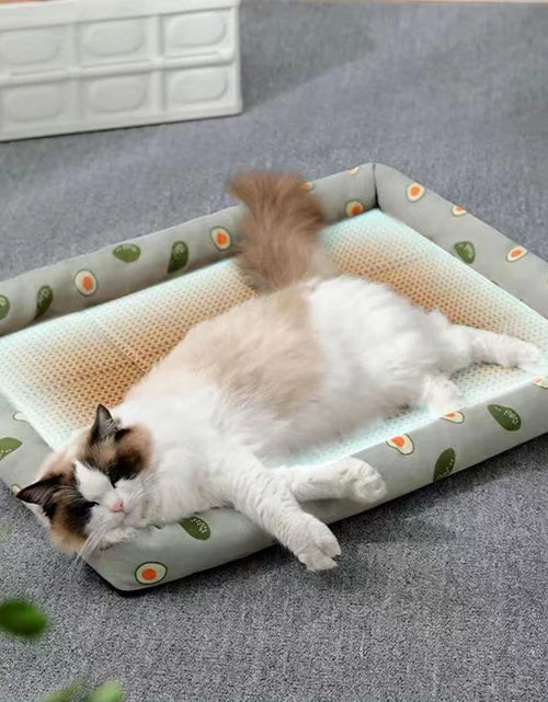 Load image into Gallery viewer, MADDEN Summer Cat Bed Lightweight Breathable Pet Rattan Mat Cat Nest Mat Ice Nest Dog Bed Cat Cool Nest Small Dogs
