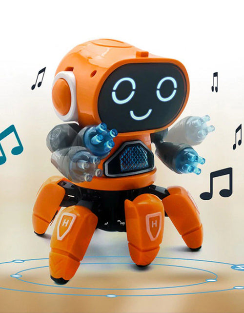 Load image into Gallery viewer, Kids Dance Robots Music LED 6 Claws Octopus Robot Birthday Gift Toys for Children Early Education Baby Toy Boys Girls
