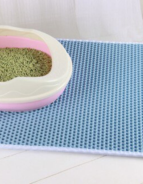 Load image into Gallery viewer, Cat Litter Mat with Gift Double Layer Waterproof Pet Litter Box Mat Non-Slip Sand Cat Pad Washable Bed Mat Clean Pad Products
