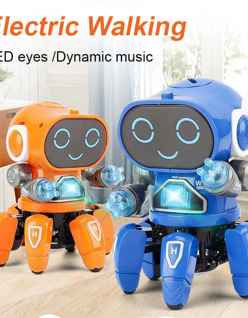 Load image into Gallery viewer, Kids Dance Robots Music LED 6 Claws Octopus Robot Birthday Gift Toys for Children Early Education Baby Toy Boys Girls
