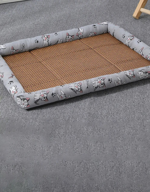 Load image into Gallery viewer, MADDEN Summer Cat Bed Lightweight Breathable Pet Rattan Mat Cat Nest Mat Ice Nest Dog Bed Cat Cool Nest Small Dogs
