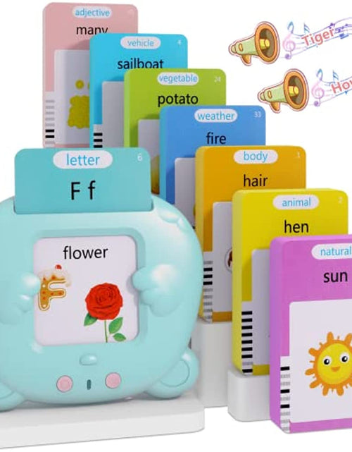 Load image into Gallery viewer, Talking Flash Cards Early Educational Toys Baby Boys Girls Preschool Learning Reading Machine Interactive Gift
