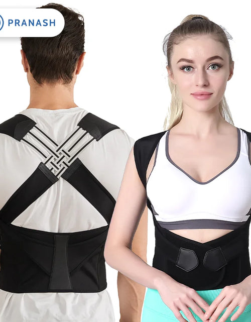 Load image into Gallery viewer, Dropshipping Stock Adjustable Back Posture Corrector Belt Women Men Prevent Slouching Relieve Pain Posture Corrector
