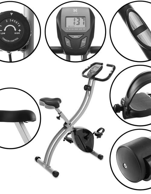 Load image into Gallery viewer, Indoor Cycling Bike - Folding, Upright Stationary Exercise Cycle with Magnetic Resistance
