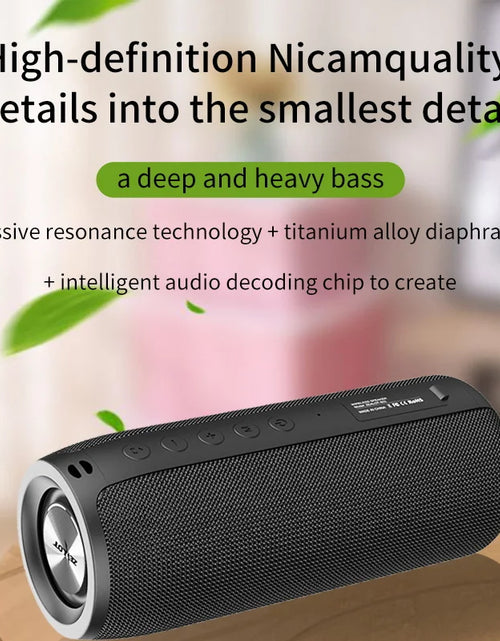 Load image into Gallery viewer, -S51 Wireless Speakers, Outdoor Portable Subwoofer Speaker ,Waterproof IPX 5, , Dual Pairing,1800Mah
