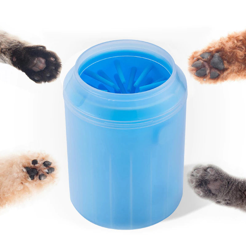 New Dog Paw Cleaner Cup Soft Silicone Combs Portable Outdoor Pet Foot Washer Paw Clean Brush Quickly Wash Foot Cleaning Bucket