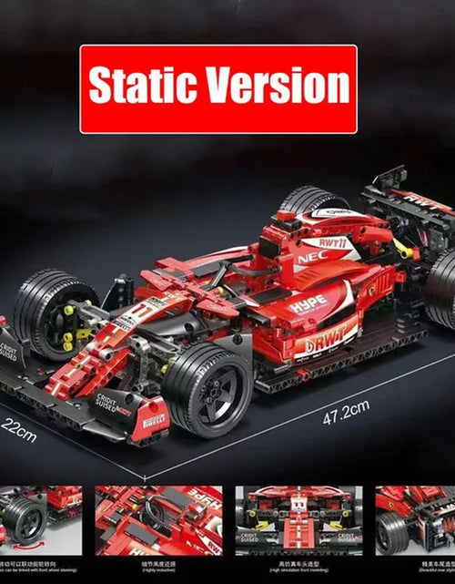 Load image into Gallery viewer, City F1 Technical Sport Cars Building Blocks Formula 1 Super Speed Racing Vehicle MOC Bricks Toys for Kids Boyfriend Gifts
