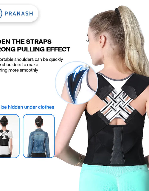 Load image into Gallery viewer, Dropshipping Stock Adjustable Back Posture Corrector Belt Women Men Prevent Slouching Relieve Pain Posture Corrector
