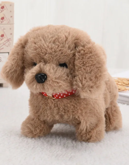 Load image into Gallery viewer, Realistic Plush Simulation Smart Dog Called Walking Plush Toy Electric Plush Robot Dog Toddler Toy Christmas Gift
