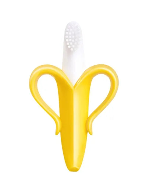 Load image into Gallery viewer, Baby Silicone Training Toothbrush BPA Free Banana Shape Safe Toddle Teether Chew Toys Teething Ring Gift Infant Baby Chewing
