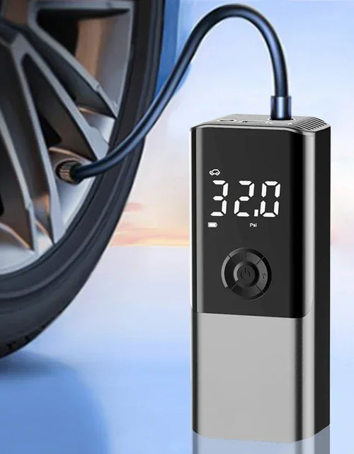 Load image into Gallery viewer, Wireless Car Tire Air Pump 4000Mah Rechargeable Car Air Compressor 150PSI Car Tire Pump LED Air Pump for Car Motorcycle Bike
