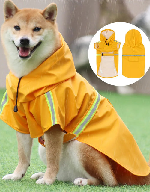 Load image into Gallery viewer, Pet Poncho Dog Raincoats Reflective Small Large Dogs Rain Coat Waterproof Jacket S-5XL Fashion Outdoor Breathable Puppy Clothes
