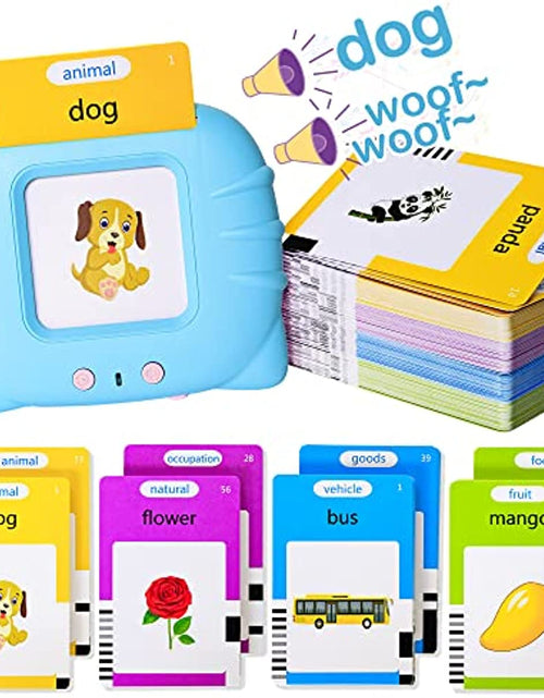 Load image into Gallery viewer, Talking Flash Cards Early Educational Toys Baby Boys Girls Preschool Learning Reading Machine Interactive Gift
