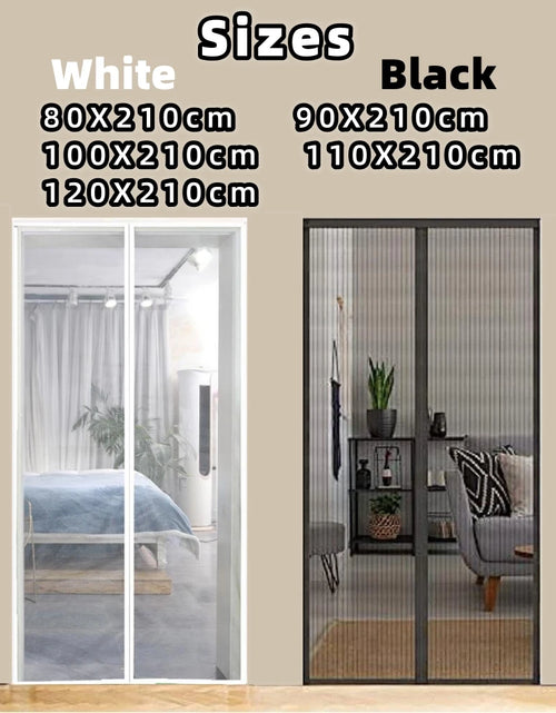 Load image into Gallery viewer, New No Punching Magnetic Screen Door Curtain anti Mosquito Insect Fly Bug Automatic Closing Household Ventilation Door Curtain
