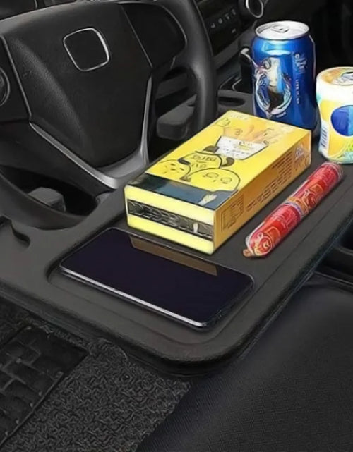 Load image into Gallery viewer, Portable Car Laptop Computer Desk Mount Stand Eat Work Car Steering Wheel Dining Table Bracketdrink Food Coffee Tray Board
