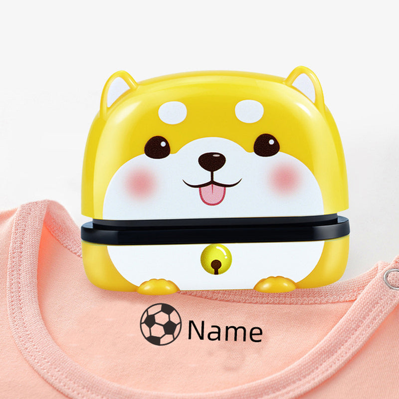 Owl Panda Custom-Made Baby Name Stamp DIY for Children Name Seal Student Clothes Chapter Not Easy to Fade Security Name Stamptoy