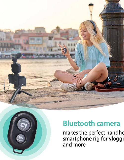 Load image into Gallery viewer, Smartphone Vlogging Kit for Iphone Android with Tripod Mini Microphone Starter Vlog Kit for Tiktok Live Stream Video Youtube
