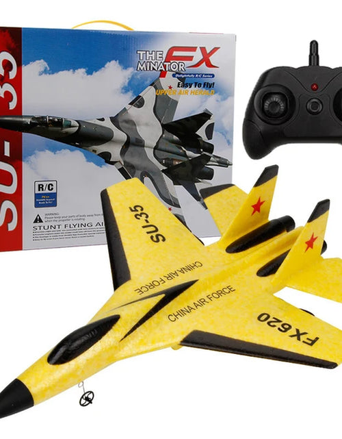 Load image into Gallery viewer, RC Foam Aircraft SU-35 Plane 2.4G Radio Control Glider Remote Control Fighter Plane Glider Airplane Foam Boys Toys for Children
