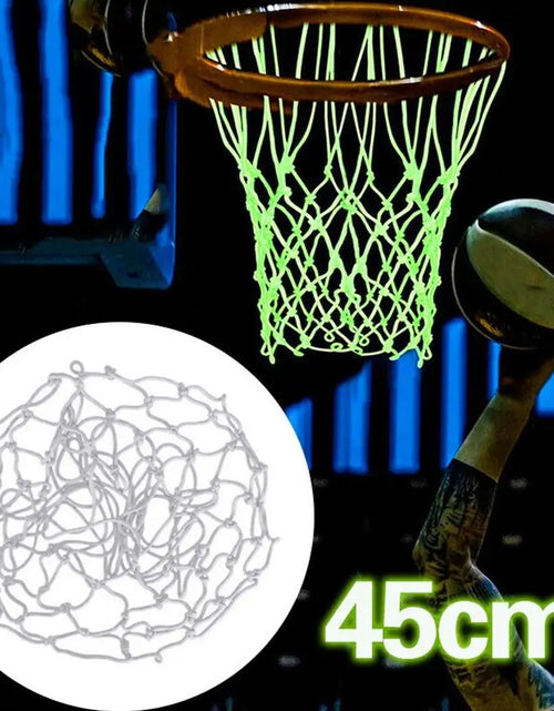 Load image into Gallery viewer, Luminous 45CM Basketball Net Light up Kids Basketball Net Basketball Net Replacement Outdoor Shooting Trainning Glowing
