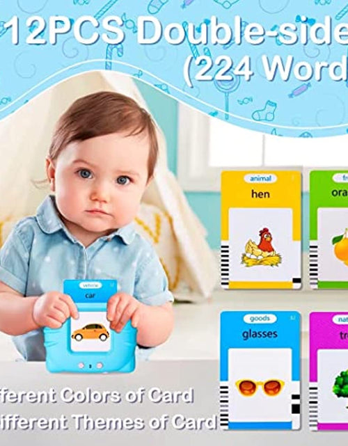 Load image into Gallery viewer, Talking Flash Cards Early Educational Toys Baby Boys Girls Preschool Learning Reading Machine Interactive Gift
