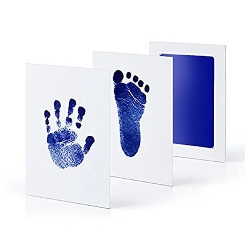 DIY Newborn Baby Footprints and Handprint Ink Pads Kits Photo Frame Toddlers Souvenir Accessories Safe Baby Shower Infants Gift